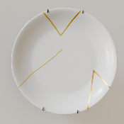  Accroche murale assiette T2 - diamètre 13 à 19 cm 